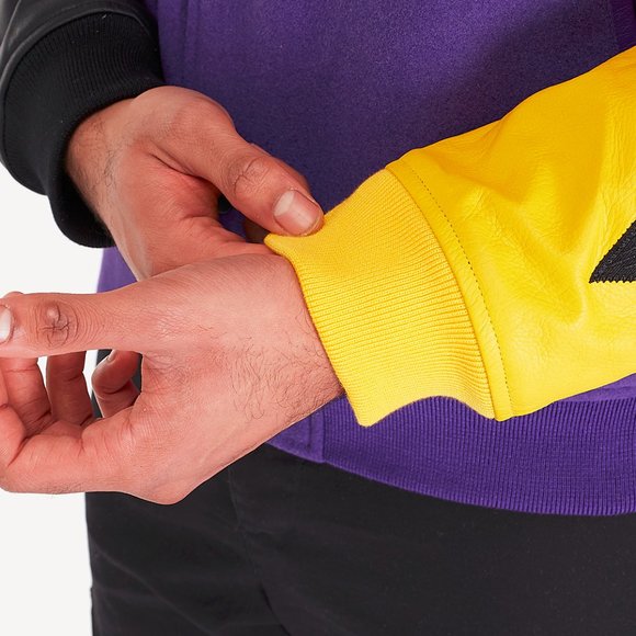 NIKE JORDAN DNA 'LAKERS' VARSITY JACKET (LARGE) - Picture 3 of 7